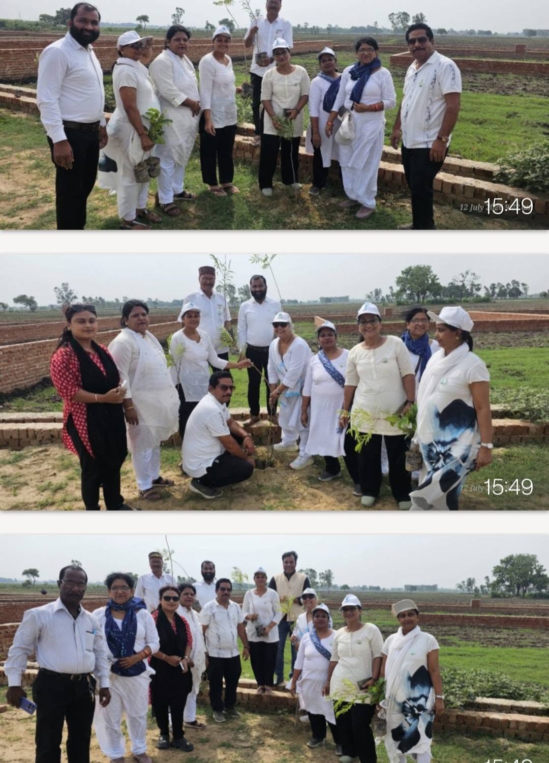 Dr Kiran Malik and Dr UK Ghosh of Atharvan Foundation Celebrate Their Silver Wedding Anniversary with a Tree Plantation Drive
