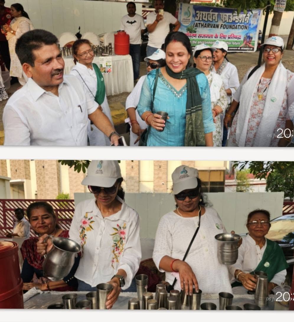 Atharvan Foundation Launches an Eco-Friendly Sherbet Service Campaign as Part of the World Environment Day Series