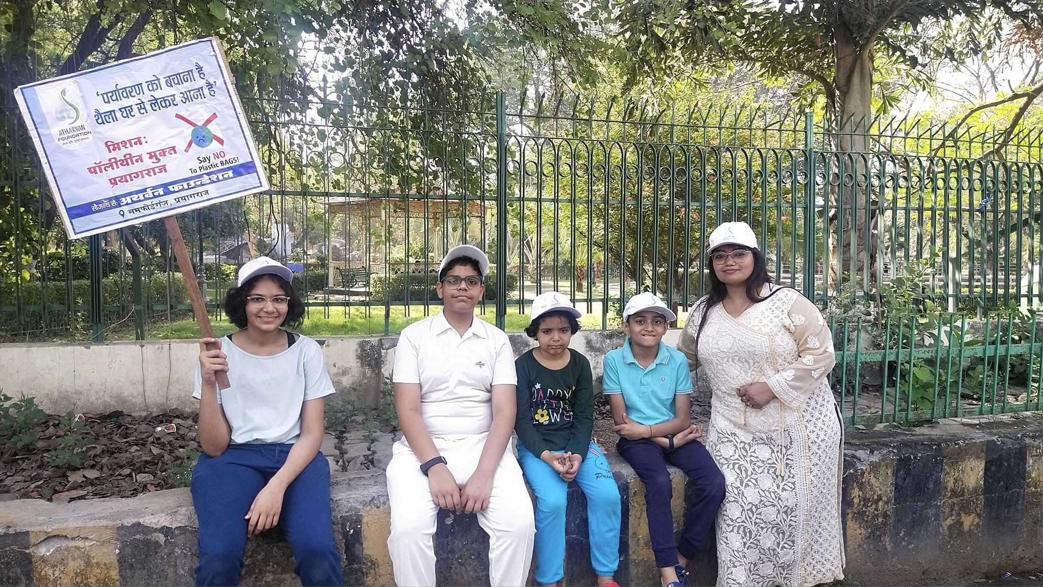 POLYTHENE FREE PRAYAGRAJ RALLY