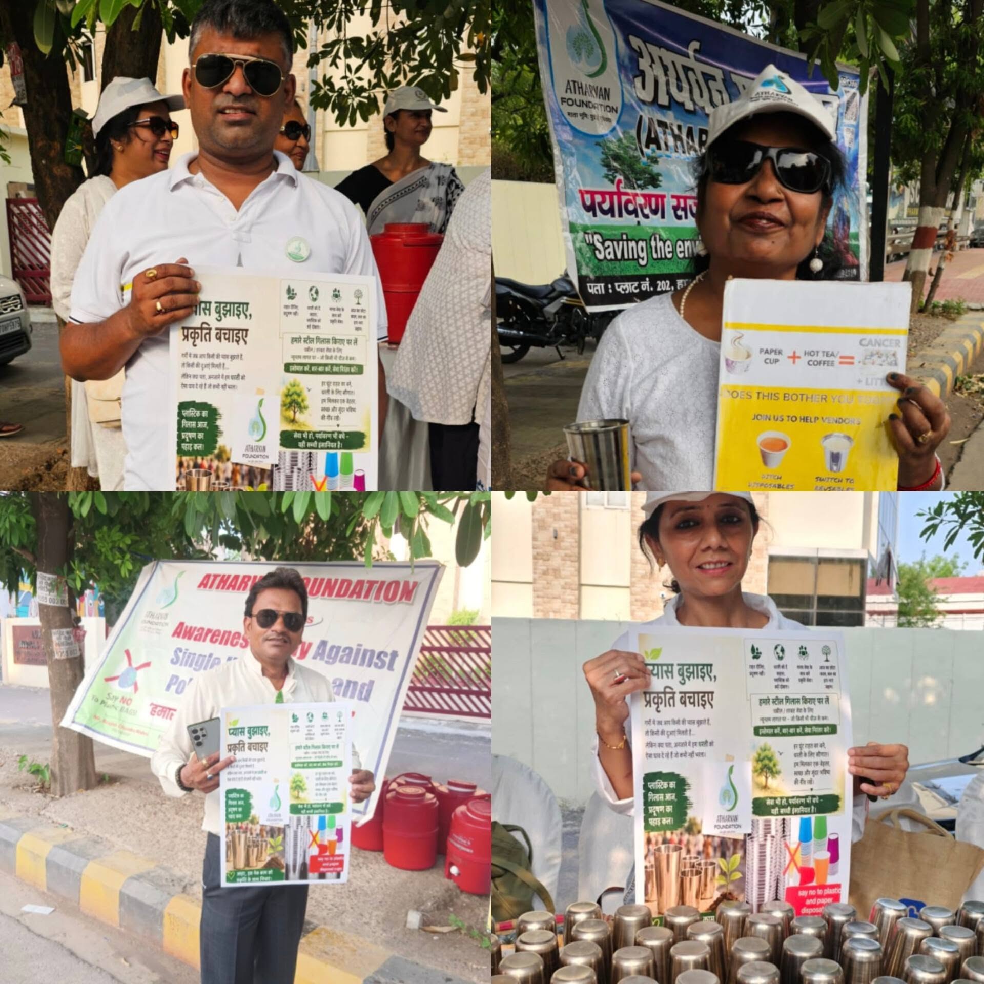 Atharvan Foundation Launches an Eco-Friendly Sherbet Service Campaign as Part of the World Environment Day Series