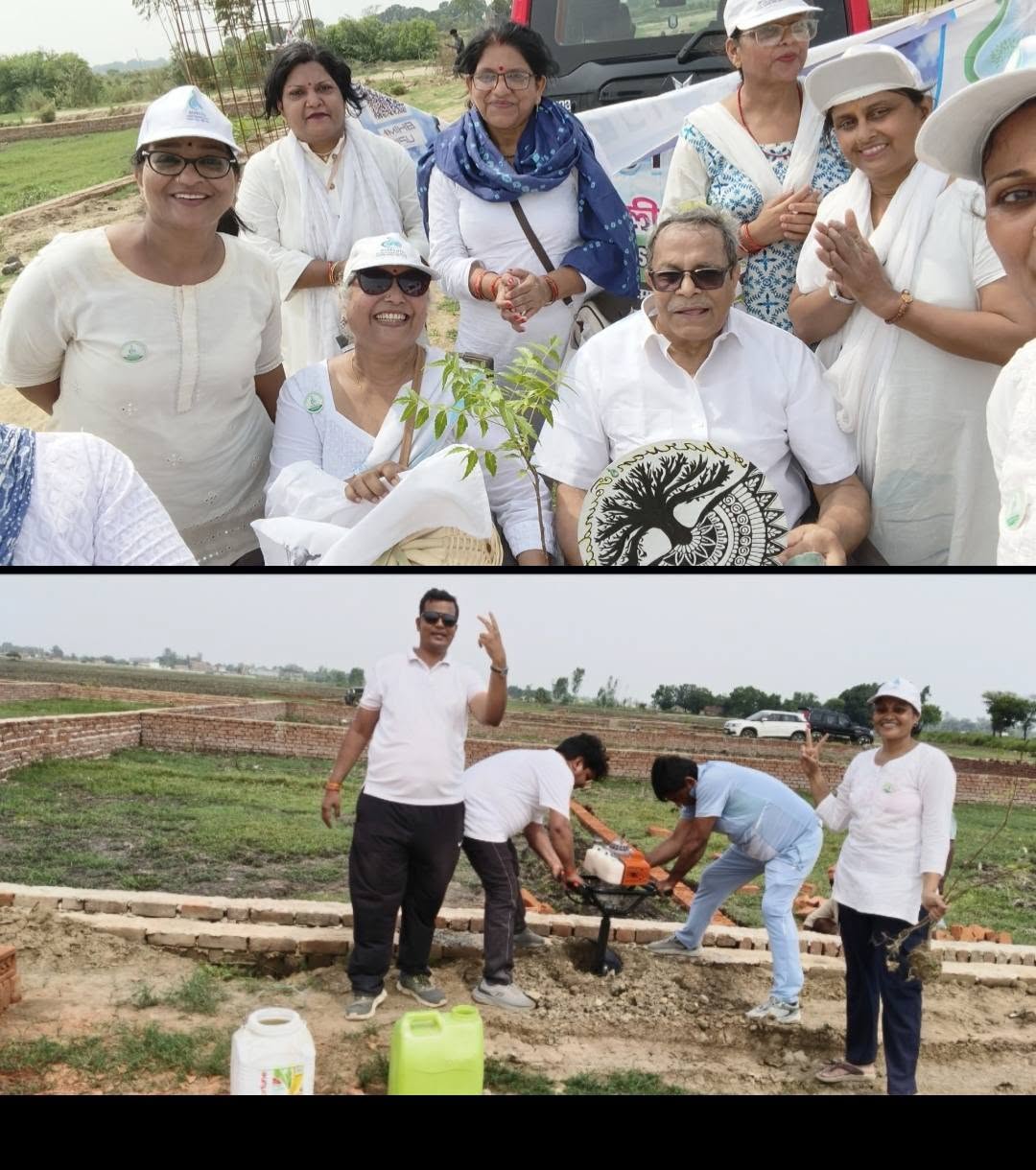 Dr Kiran Malik and Dr UK Ghosh of Atharvan Foundation Celebrate Their Silver Wedding Anniversary with a Tree Plantation Drive
