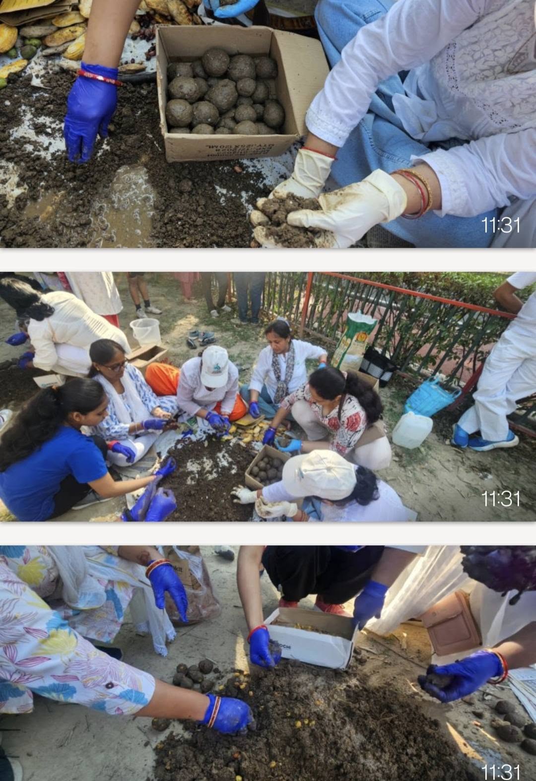 Atharvan Foundation Holds Successful Seed Bomb Workshop at Chandrashekhar Azad Park