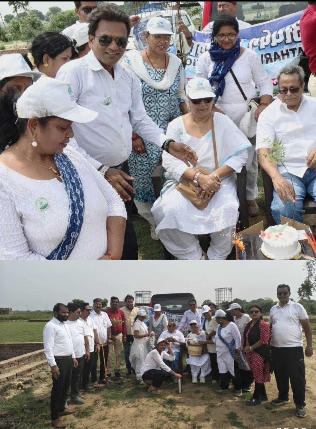 Dr Kiran Malik and Dr UK Ghosh of Atharvan Foundation Celebrate Their Silver Wedding Anniversary with a Tree Plantation Drive