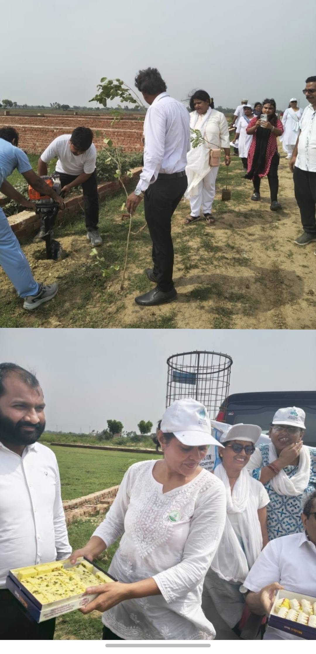 Dr Kiran Malik and Dr UK Ghosh of Atharvan Foundation Celebrate Their Silver Wedding Anniversary with a Tree Plantation Drive
