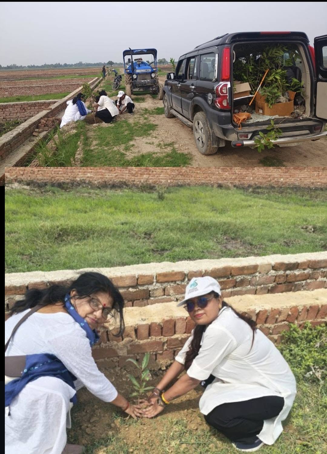 Dr Kiran Malik and Dr UK Ghosh of Atharvan Foundation Celebrate Their Silver Wedding Anniversary with a Tree Plantation Drive